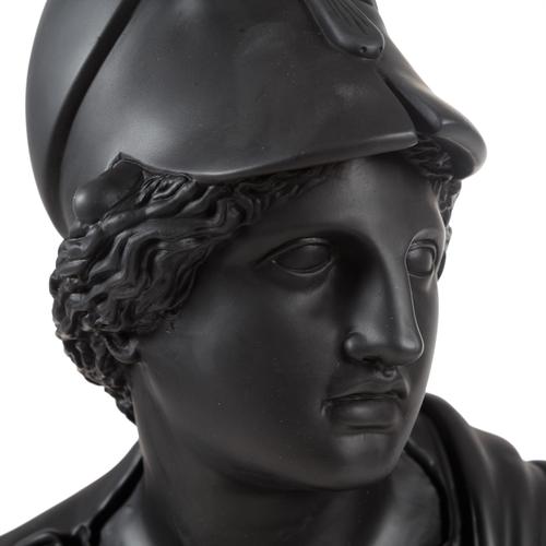  ATHENA BÜST BİBLO SİYAH 16X36X60CM