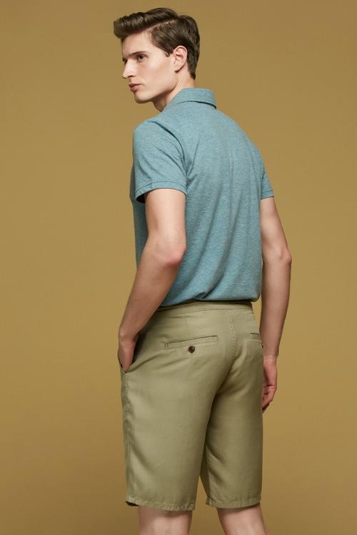  BELİ BAĞLAMALI TENSEL ŞORT