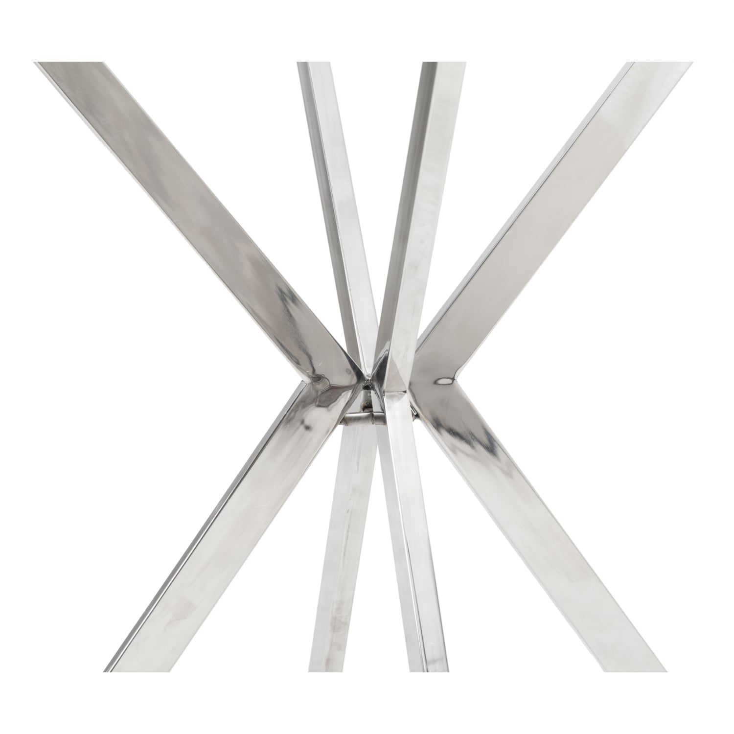 ANDY CAM YUVARLAK MUTFAK MASASI KROM