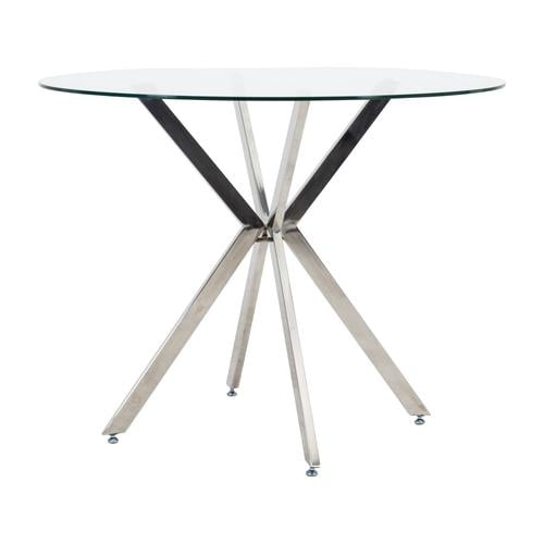  ANDY CAM YUVARLAK MUTFAK MASASI KROM