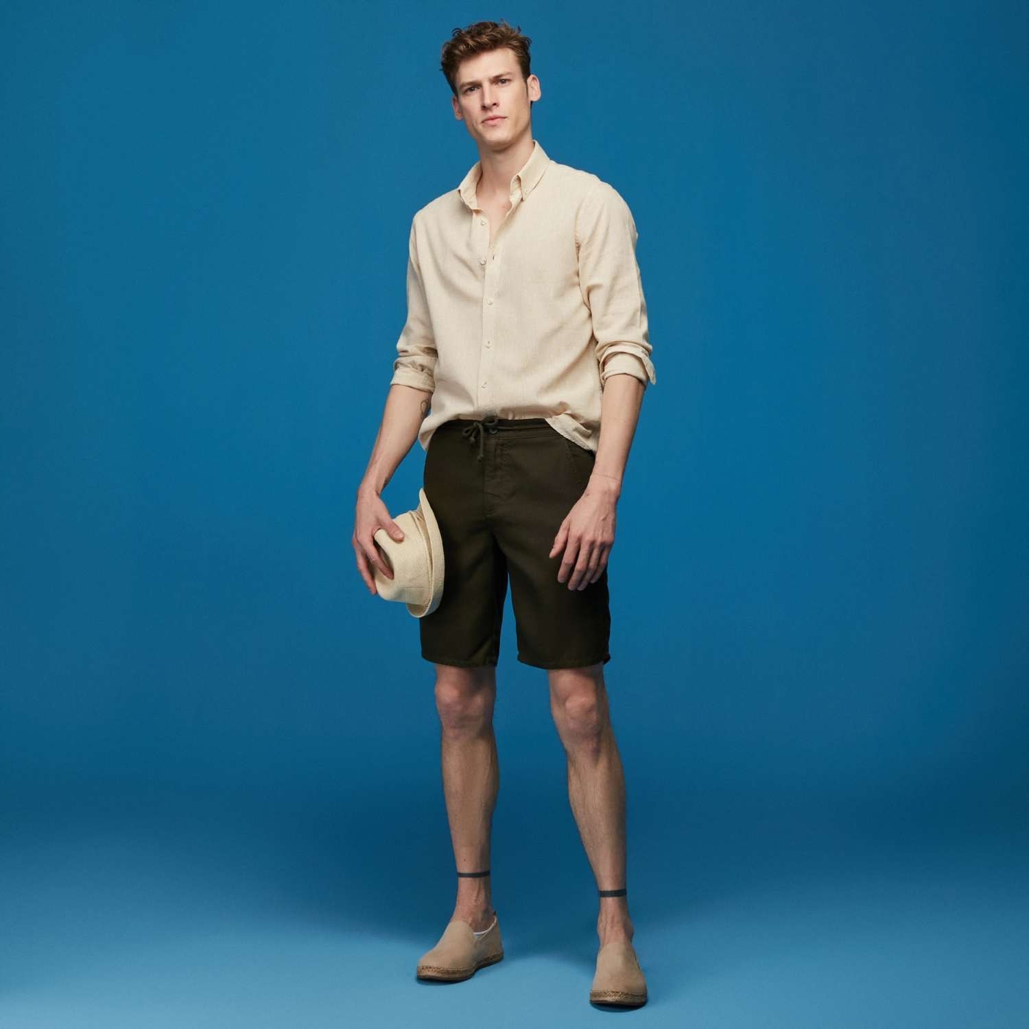 BELİ BAĞLAMALI TENSEL ŞORT