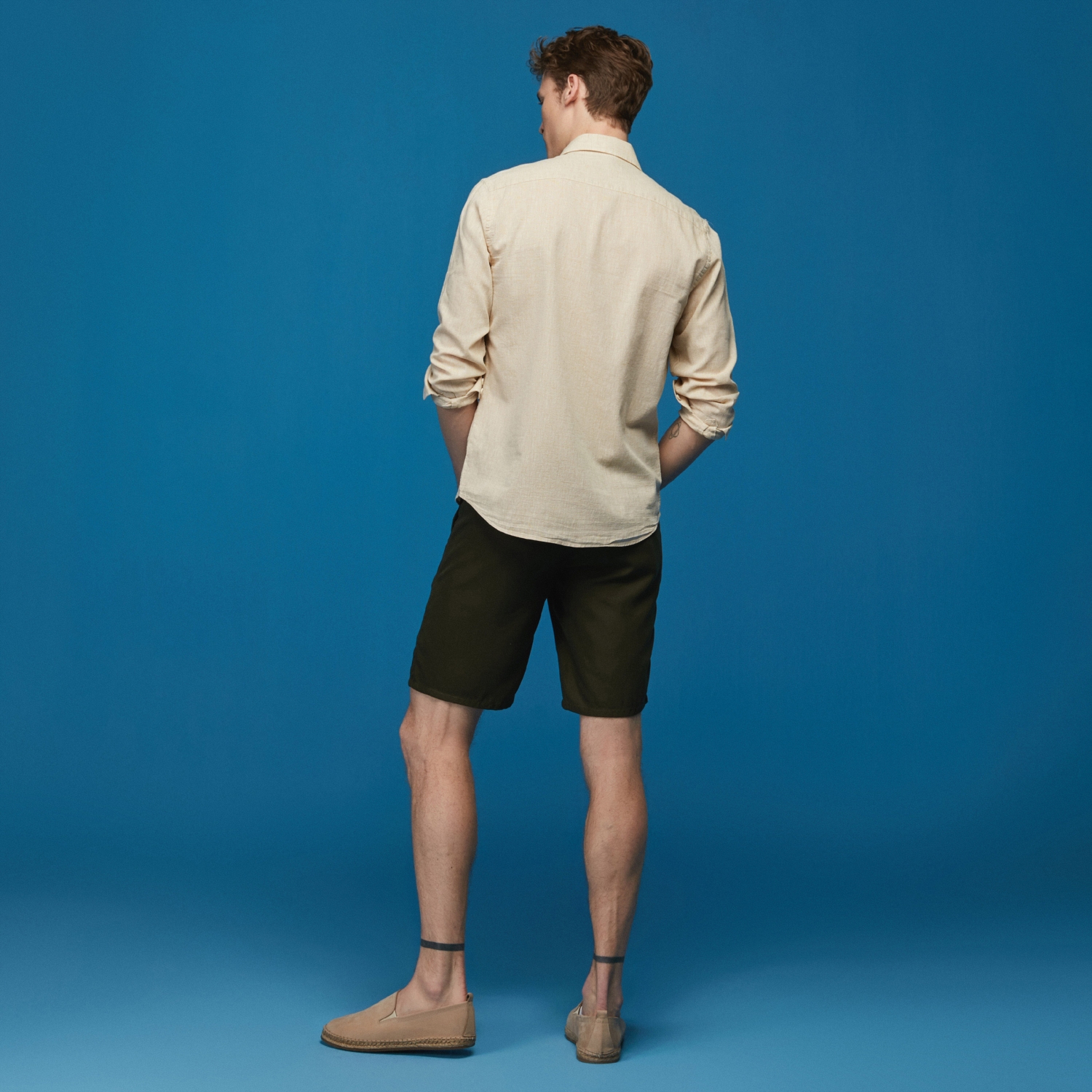 BELİ BAĞLAMALI TENSEL ŞORT