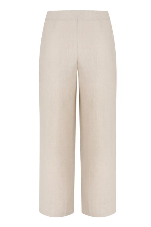  GENİŞ PAÇALI CULOTTE KETEN PANTOLON