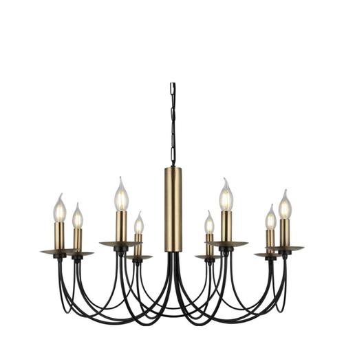  KATE 8'Lİ SİYAH AVİZE