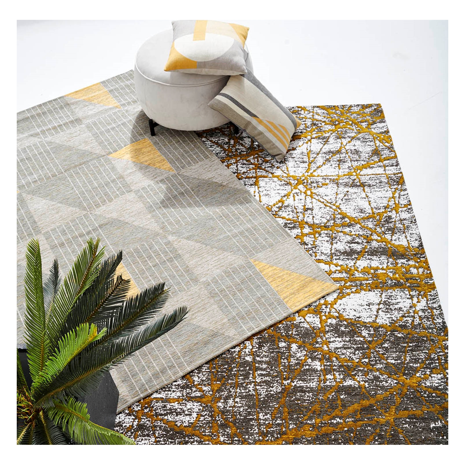 CLARE LINE HALI SARI GRİ 160X230CM