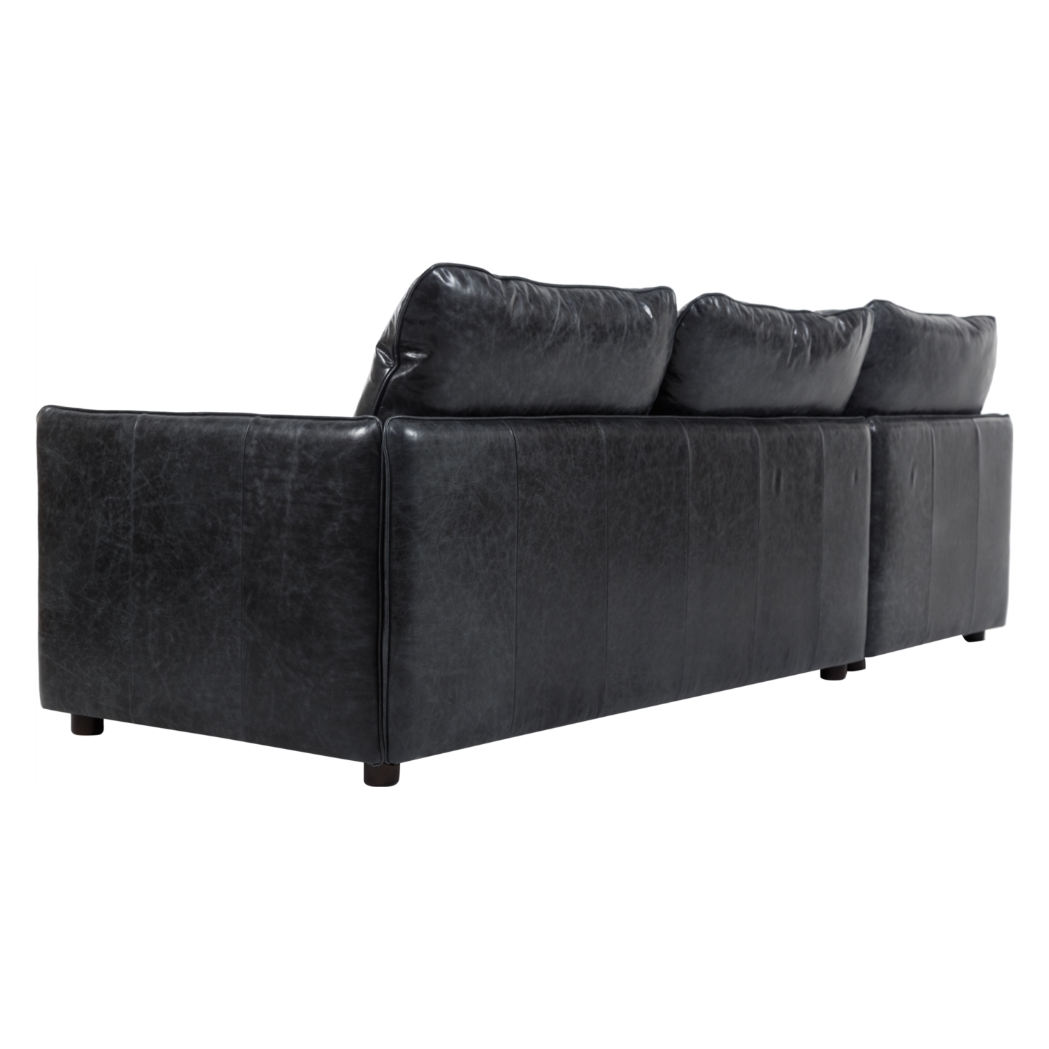 BALI DERİ L KOLTUK SAĞ SİYAH