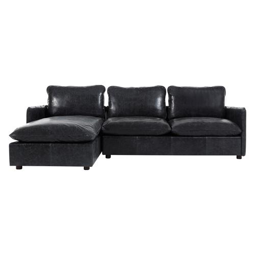  BALI DERİ L KOLTUK SAĞ SİYAH