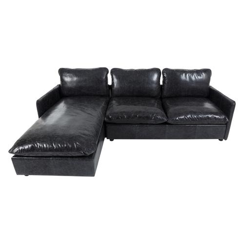  BALI DERİ L KOLTUK SAĞ SİYAH