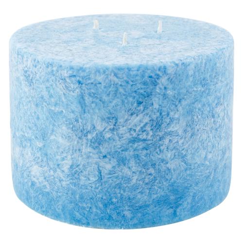  AMBER KOKULU BİTKİSEL MUM BEBEK MAVİSİ 10X12CM