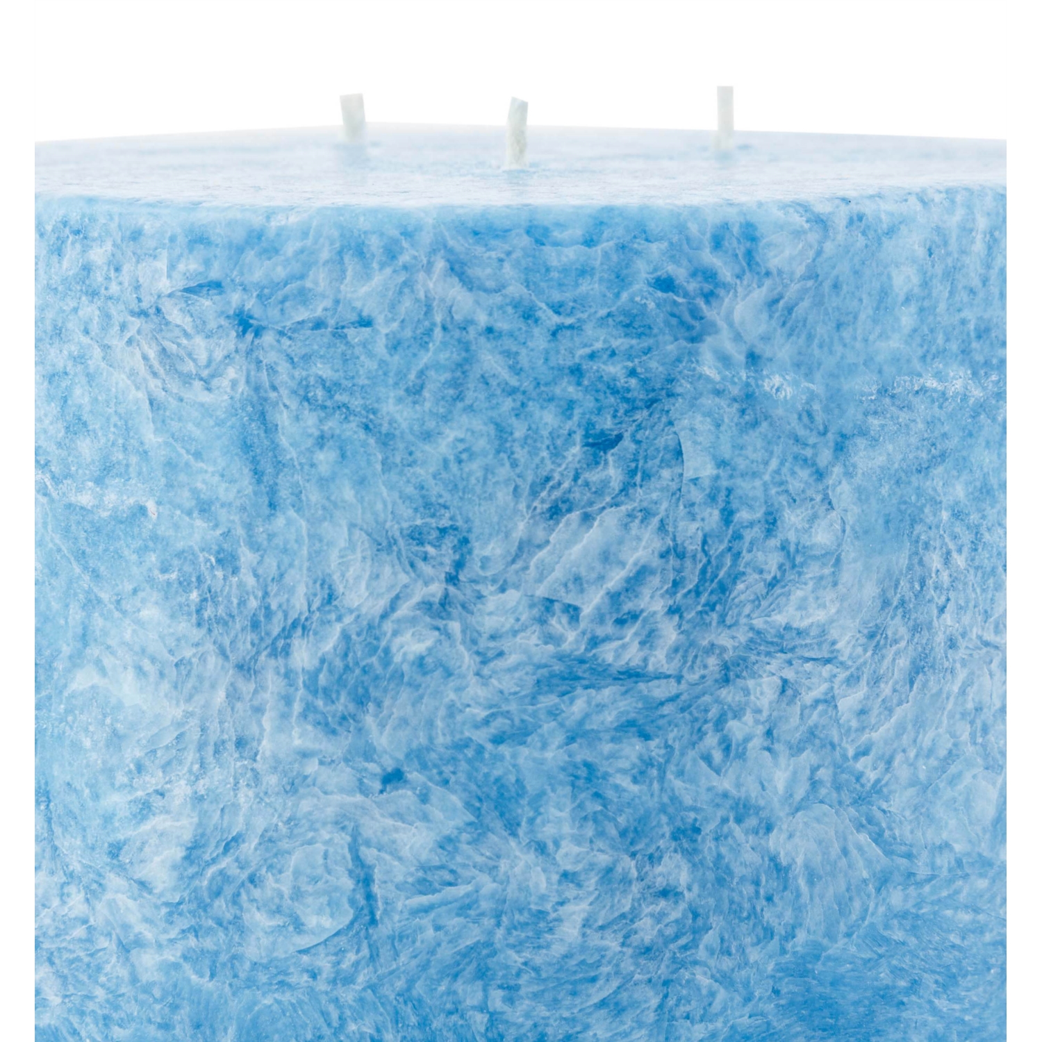 AMBER KOKULU BİTKİSEL MUM BEBEK MAVİSİ 10X12CM