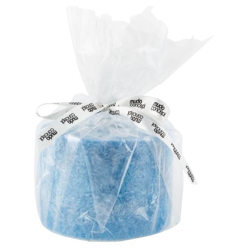  AMBER KOKULU BİTKİSEL MUM BEBEK MAVİSİ 10X12CM