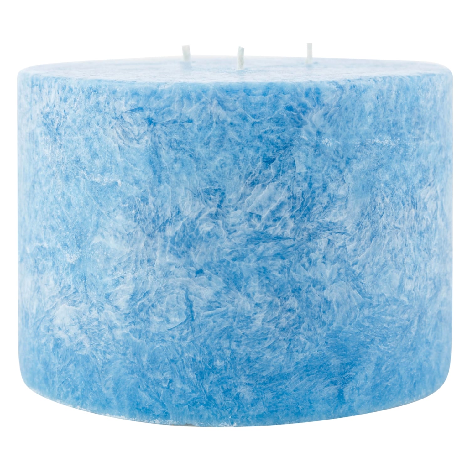 AMBER KOKULU BİTKİSEL MUM BEBEK MAVİSİ 10X12CM