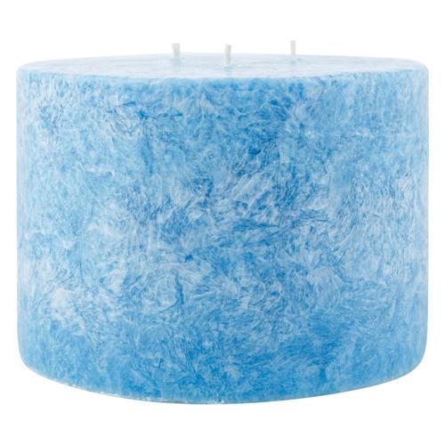  AMBER KOKULU BİTKİSEL MUM BEBEK MAVİSİ 10X12CM