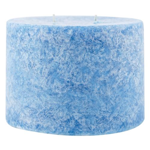 AMBER KOKULU BİTKİSEL MUM BEBEK MAVİSİ 7,5X10CM