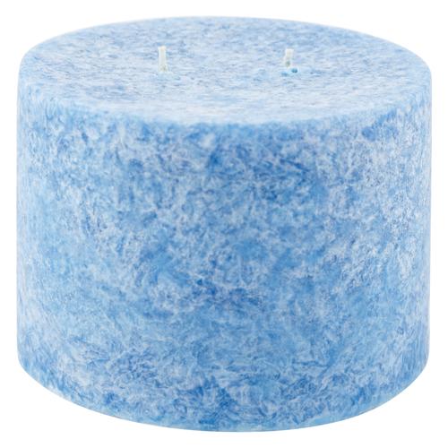 AMBER KOKULU BİTKİSEL MUM BEBEK MAVİSİ 7,5X10CM