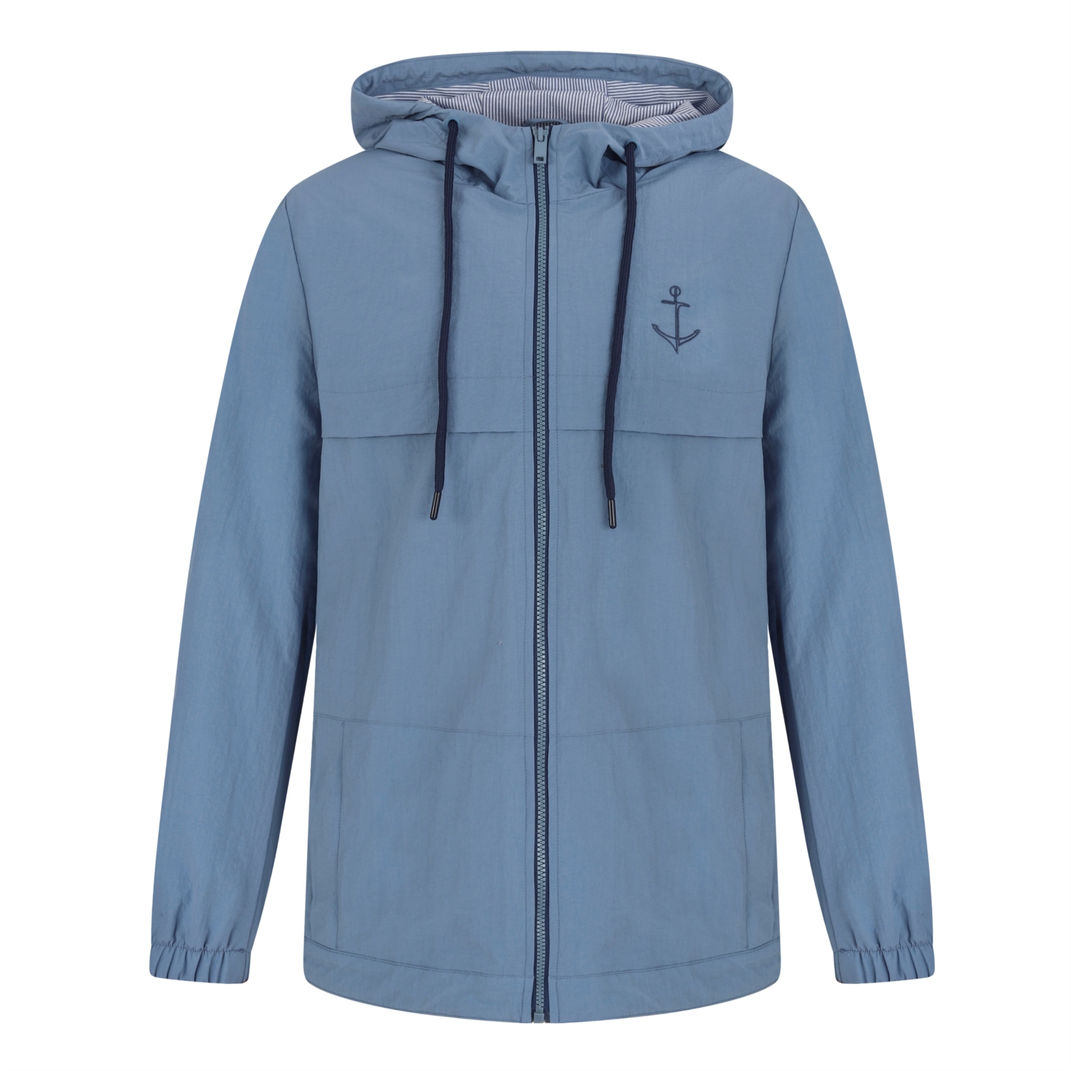 NAKIŞ DETAYLI KAPÜŞONLU YAĞMURLUK