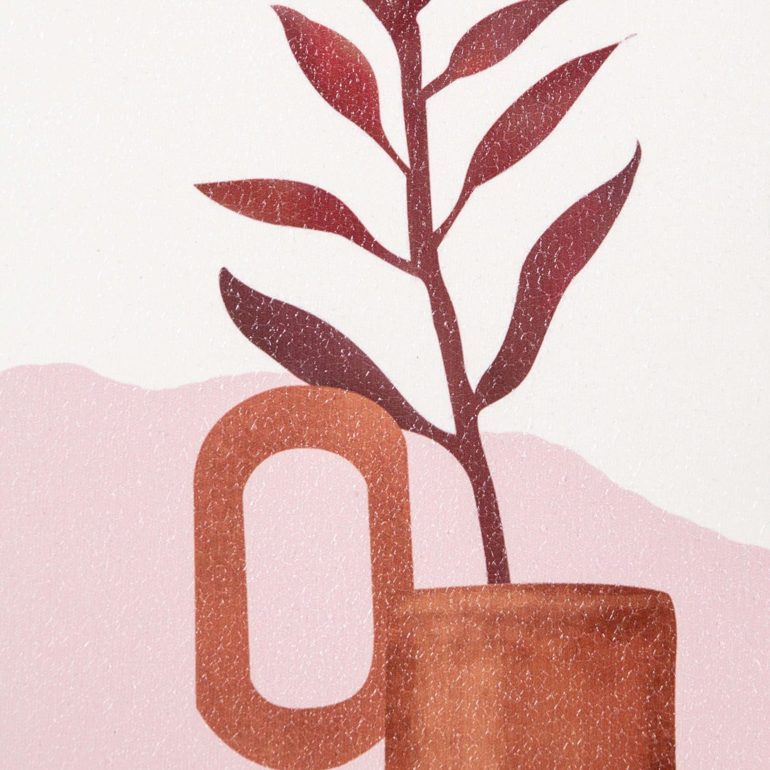 SOFT COLOR POTS DOKULU KANVAS TABLO 60X90 CM