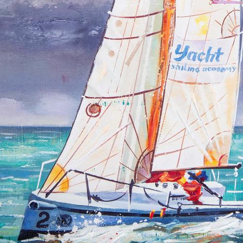 SAILING YAĞLI BOYA TABLO 70x100 CM