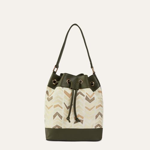  DESENLİ KUMAŞ BUCKET ÇANTA