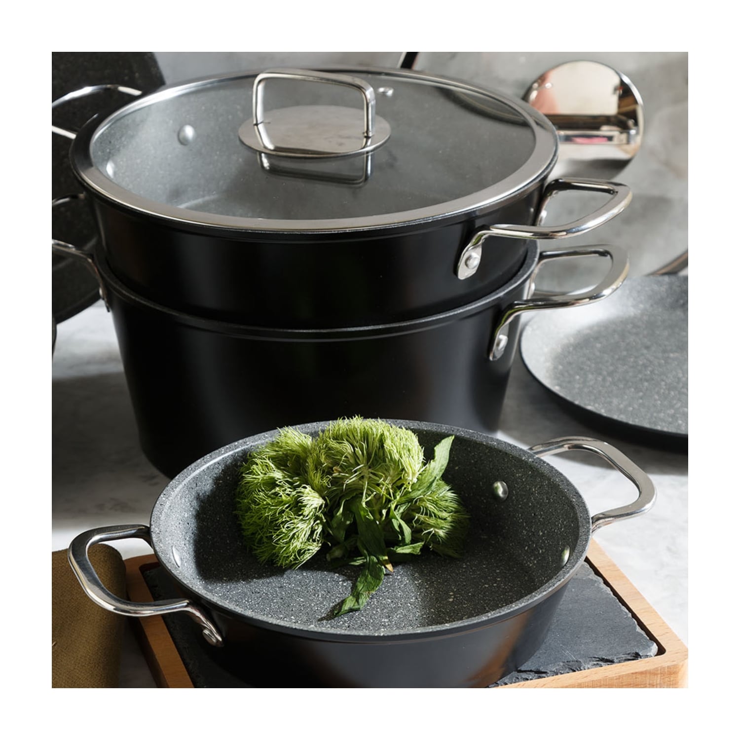 PREMIERE NONSTICK WOK TAVA 26 CM