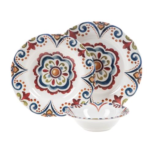  ETHNIC 18 PARÇA YEMEK TAKIMI