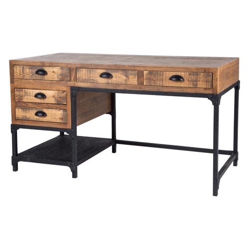  SLAX MASİF AHŞAP ÇEKMECELİ ÇALIŞMA MASASI ÇAM