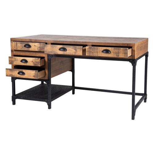  SLAX MASİF AHŞAP ÇEKMECELİ ÇALIŞMA MASASI ÇAM