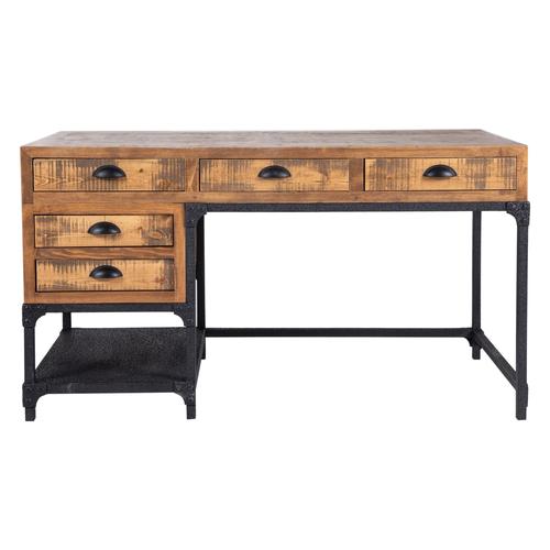  SLAX MASİF AHŞAP ÇEKMECELİ ÇALIŞMA MASASI ÇAM