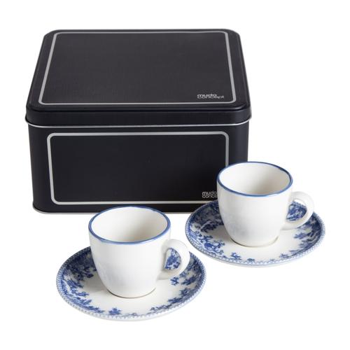  BLUE DREAM 2Lİ FİNCAN SETİ METAL KUTULU