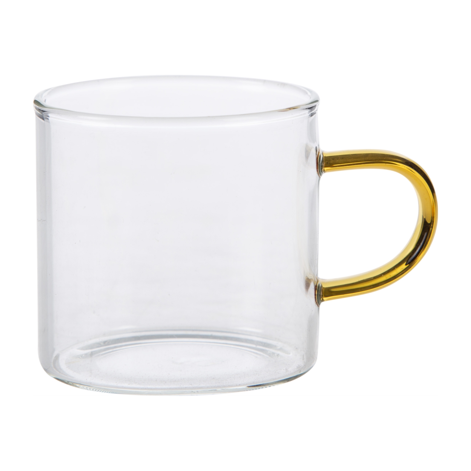 BOROSİLİKAT FİNCAN -SARI-150 ML