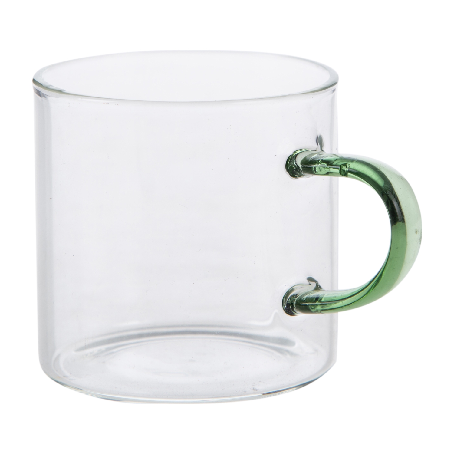 BOROSİLİKAT FİNCAN -YEŞİL 150 ML