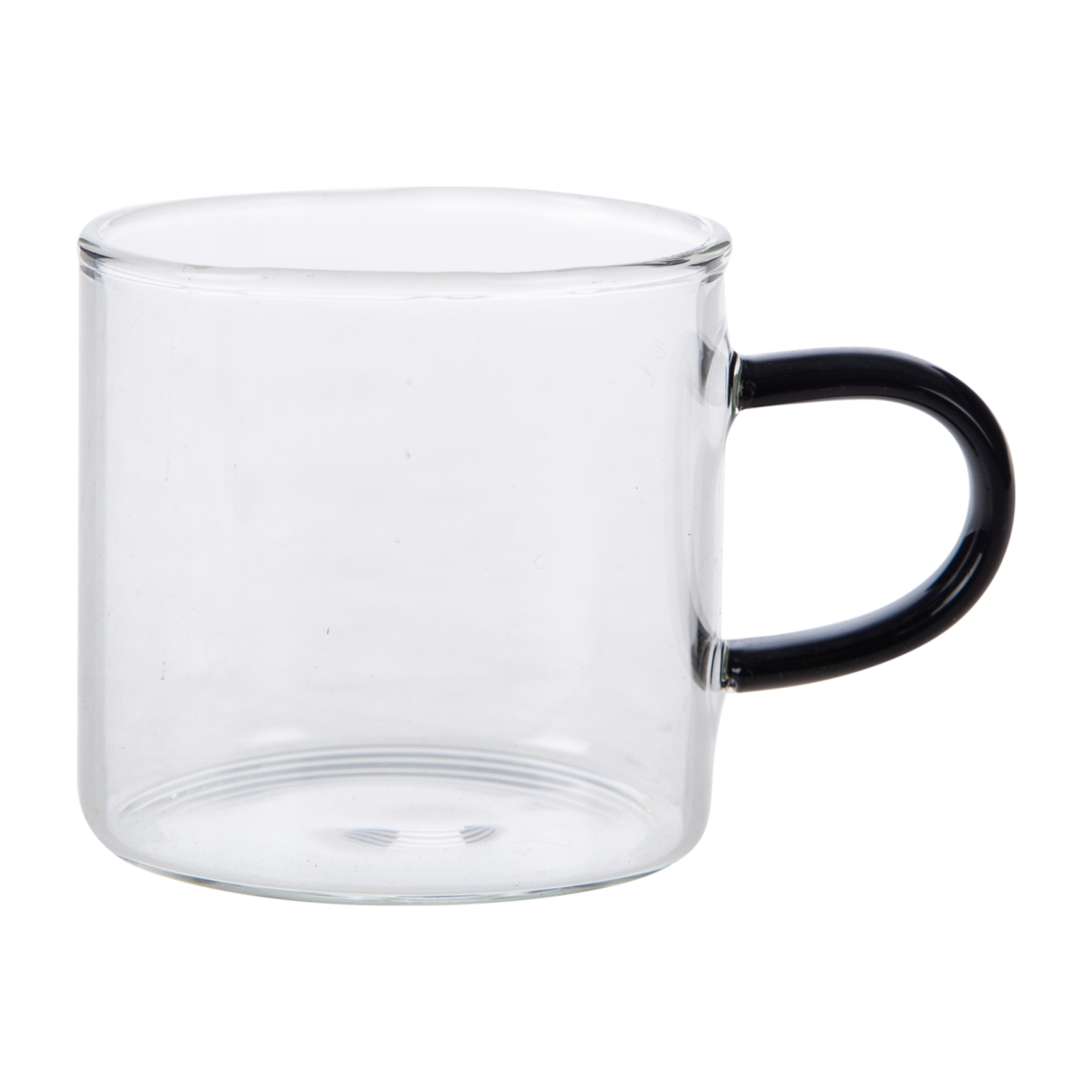 BOROSİLİKAT FİNCAN -SİYAH 150 ML