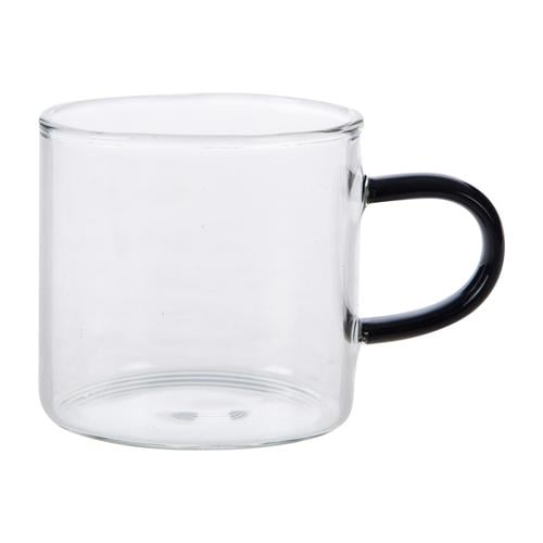  BOROSİLİKAT FİNCAN -SİYAH 150 ML