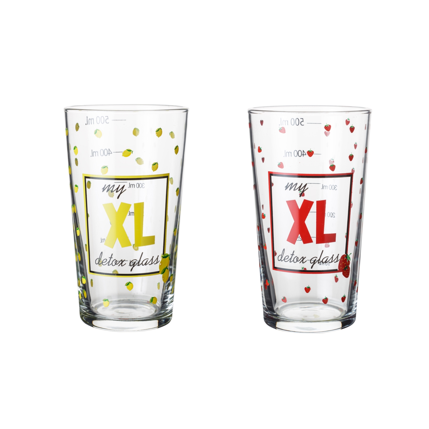 XL LIMONE & FRAGA 2Lİ BARDAK SETİ - 570 ML