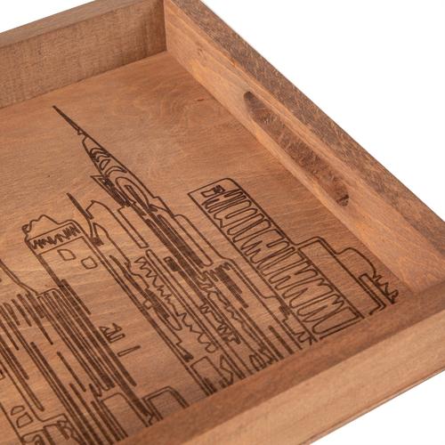  CITY AHŞAP TEPSİ 30X40 CM