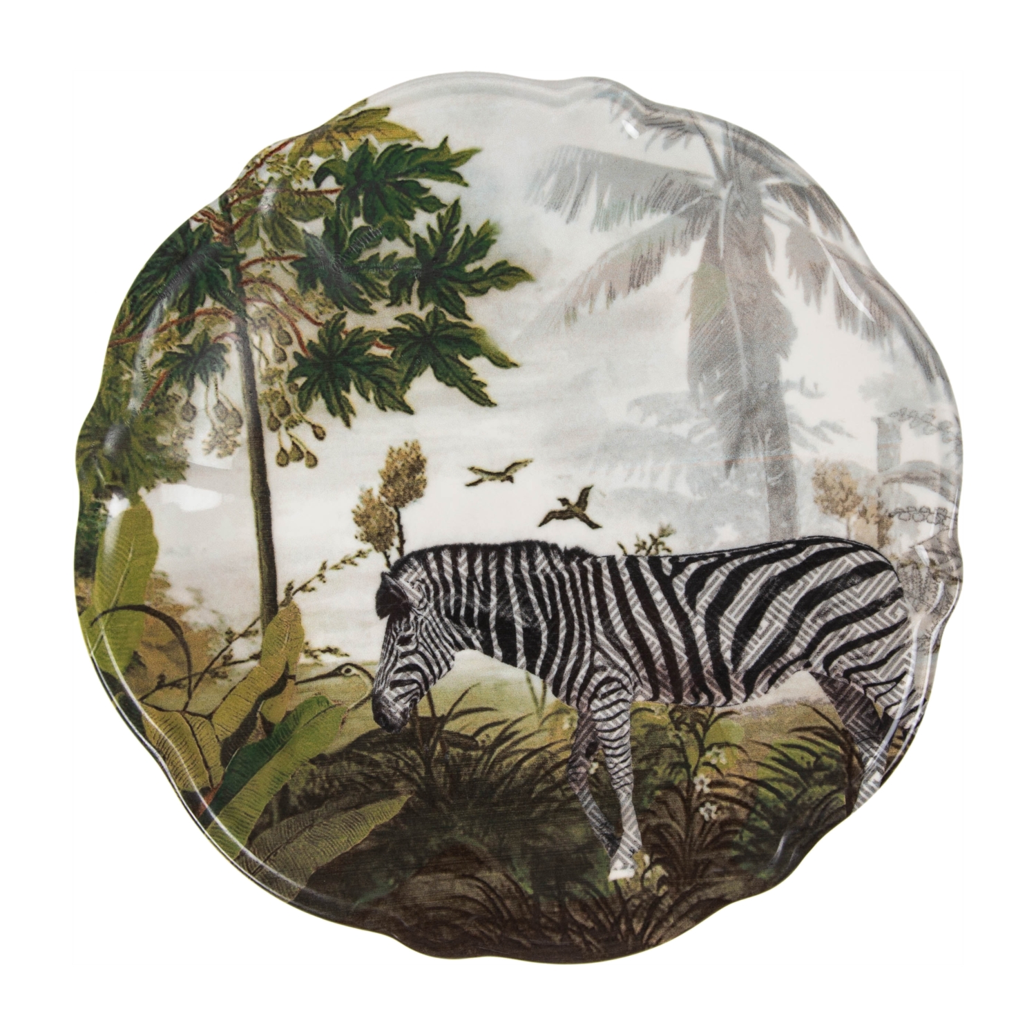 EXOTIC  SERVİS TABAĞI SETİ 6 LI