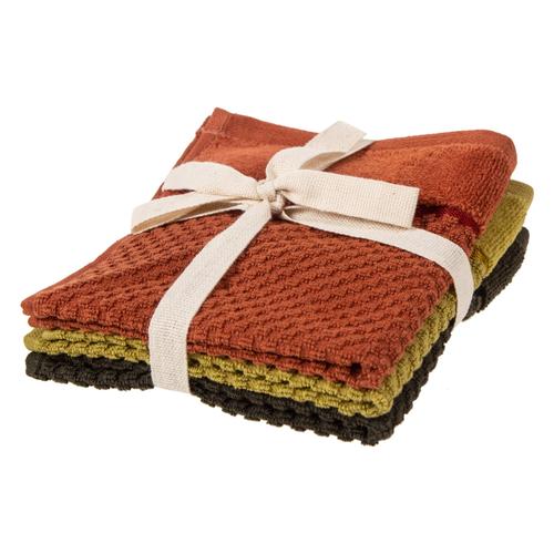  3'LÜ SET TARÇIN-YAĞ YEŞİLİ-HAKİ 30X30 CM