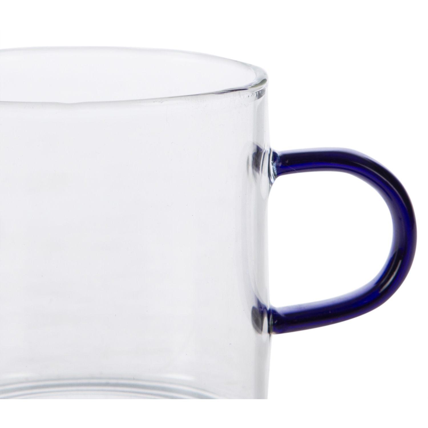 BOROSİLİKAT FİNCAN -MAVİ-150 ML