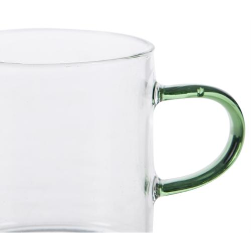  BOROSİLİKAT FİNCAN -YEŞİL 150 ML