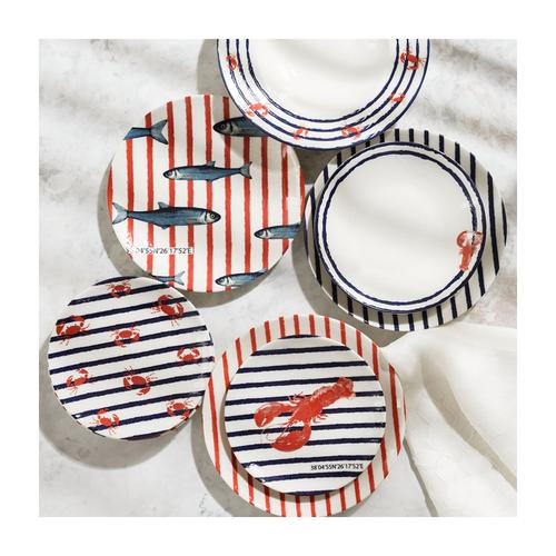  DEEP BLUE SERVİS TABAĞI 26CM CRAB