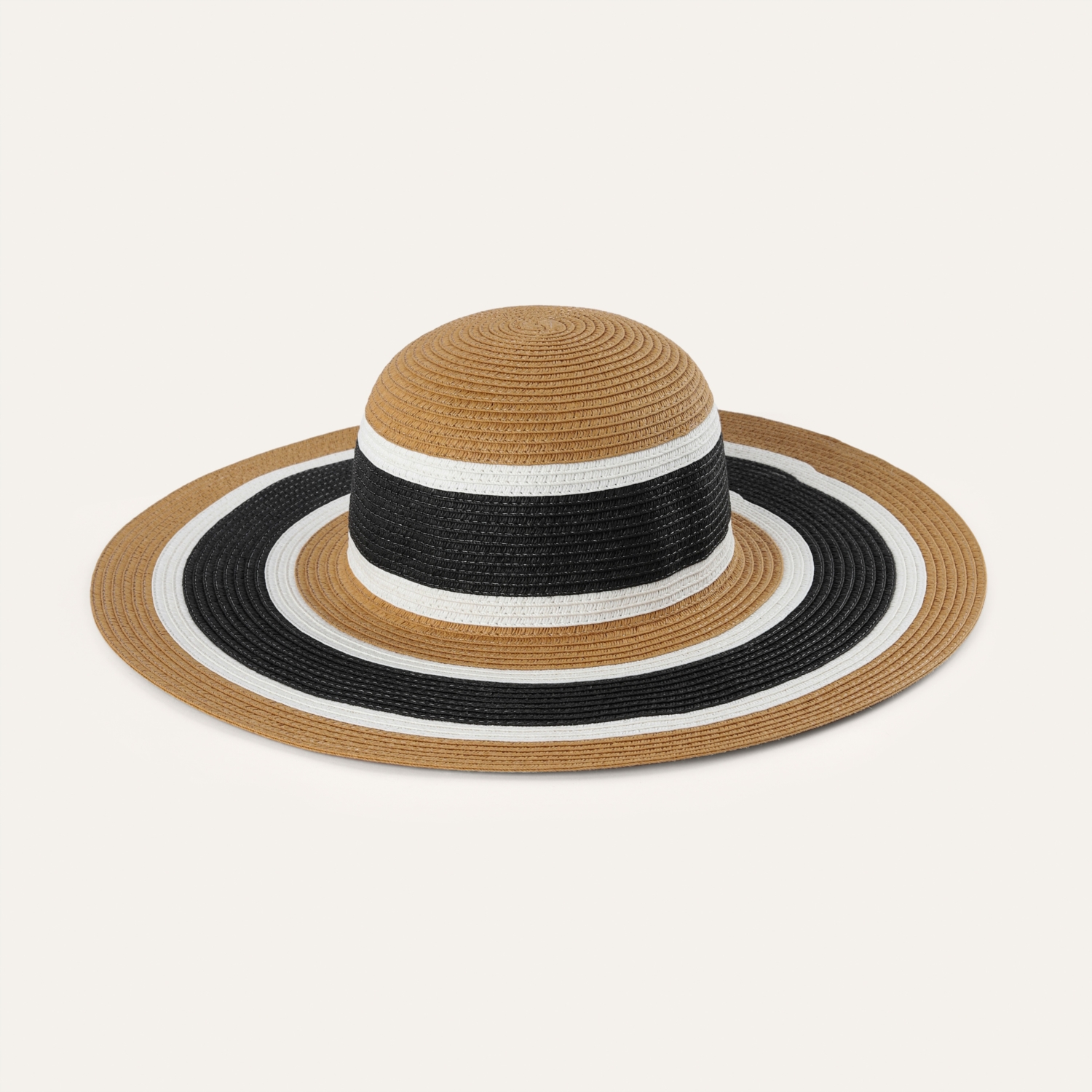 RENKLİ ÇİZGİLİ HASIR ŞAPKA