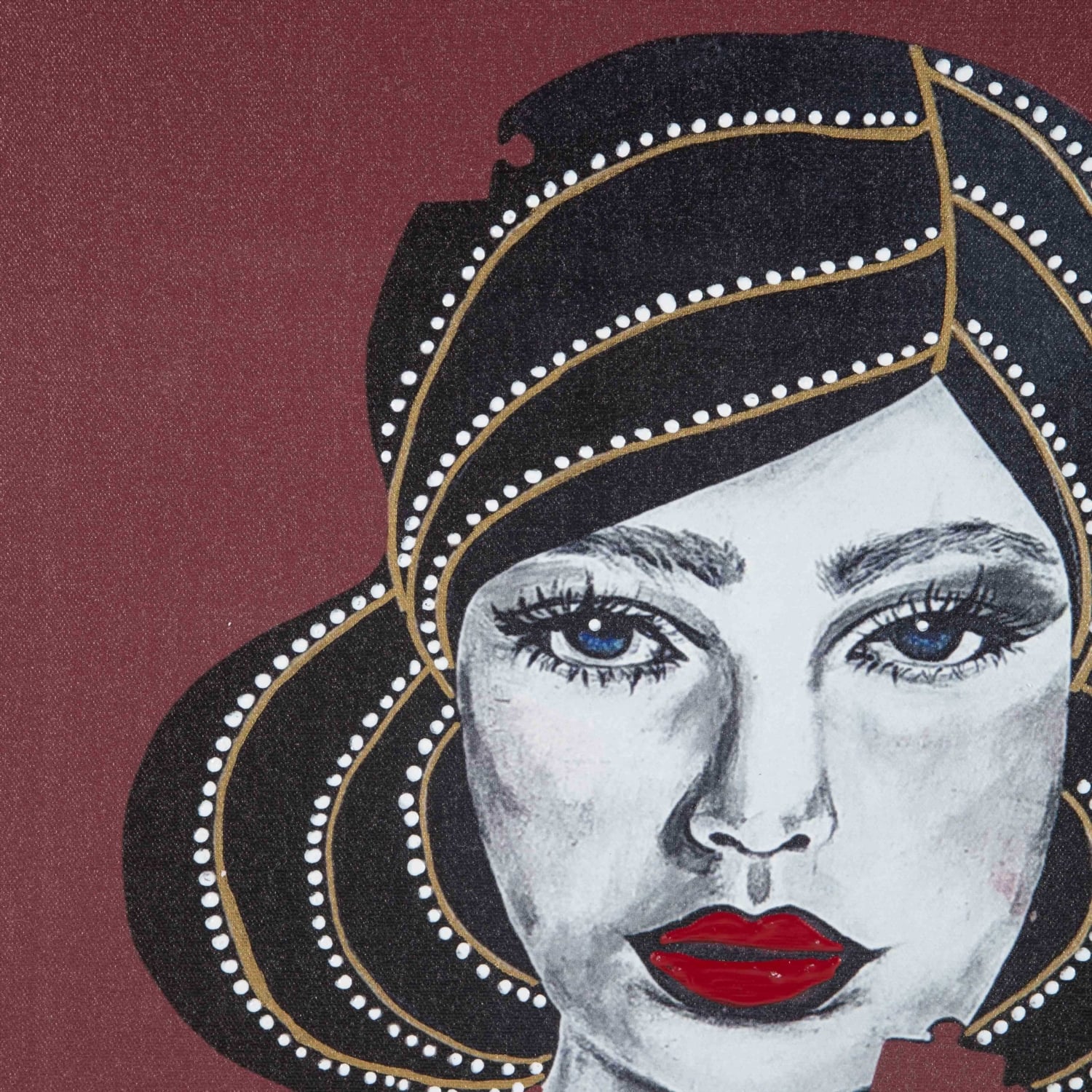 PUZZLE WOMAN YAĞLI BOYA TABLO 70X100 CM