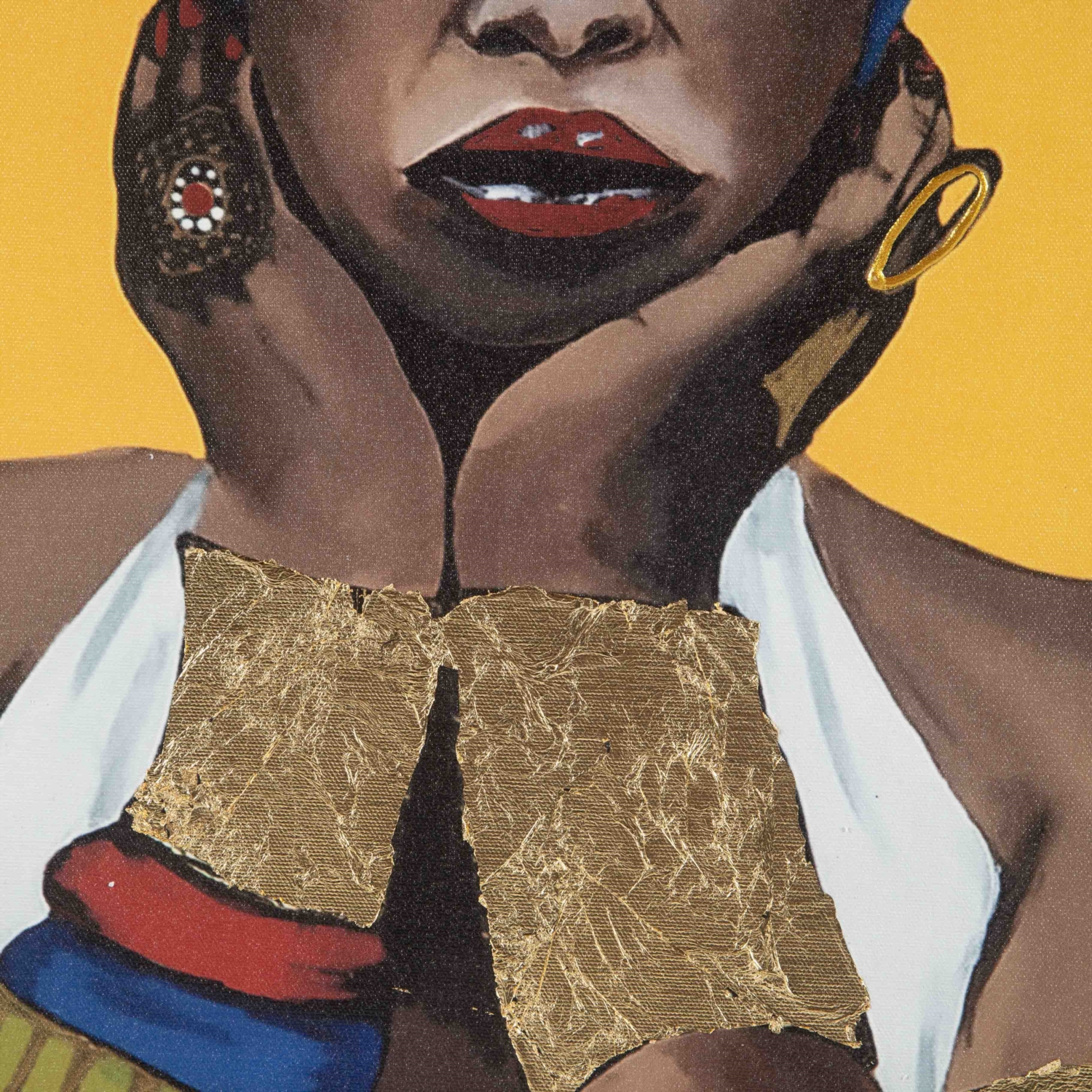 SERIOUS WOMAN YAĞLI BOYA TABLO 70X100 CM