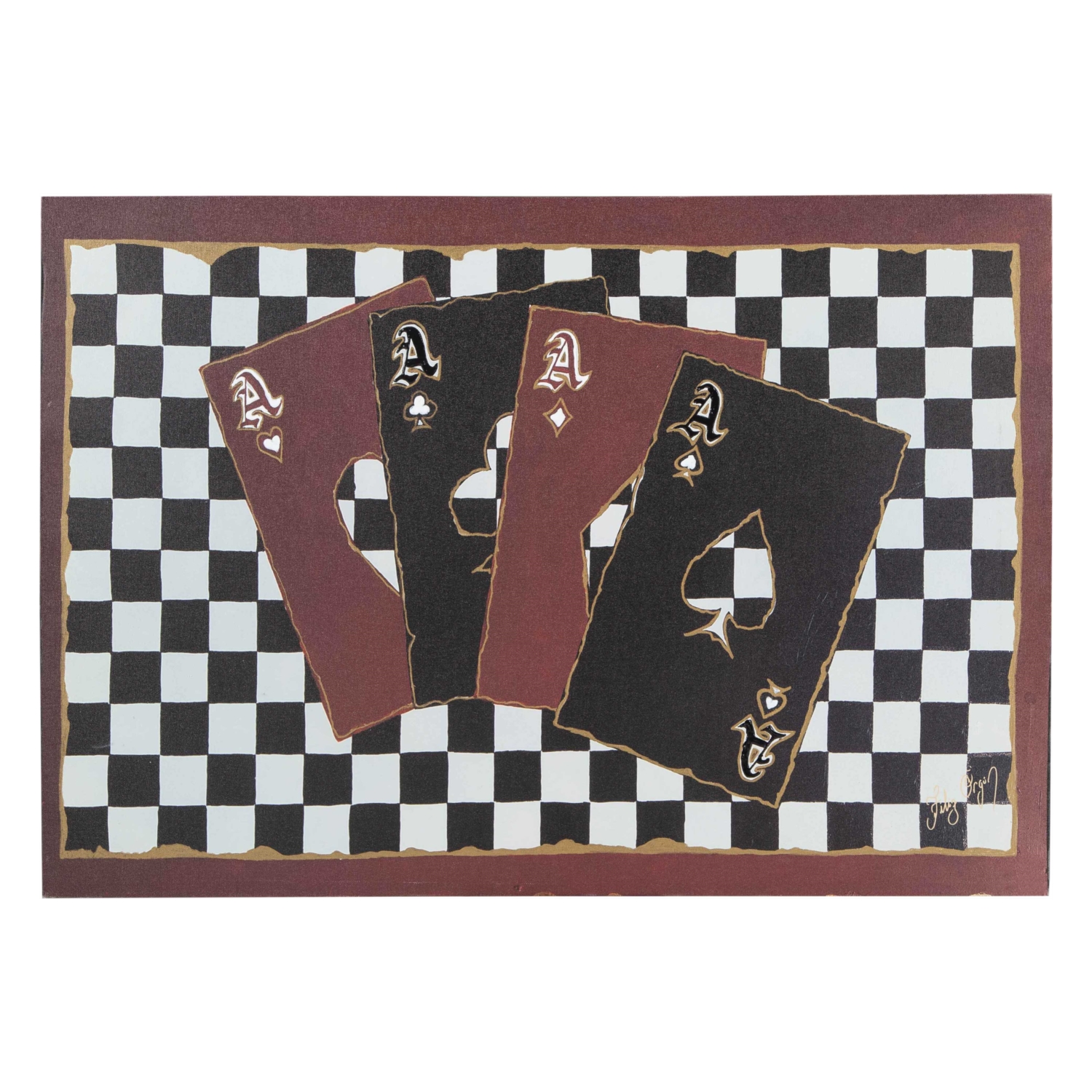 ACES YAĞLI BOYA TABLO 70X100 CM