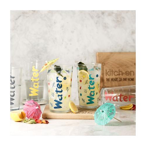  WATER BARDAK 570 ML 2'Lİ SET -  SARI &GRİ