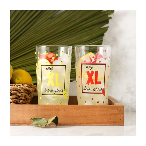  XL LIMONE & FRAGA 2Lİ BARDAK SETİ - 570 ML