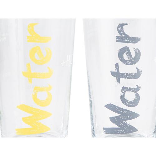 WATER BARDAK 570 ML 2'Lİ SET -  SARI &GRİ