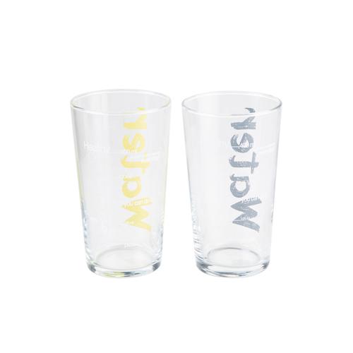  WATER BARDAK 570 ML 2'Lİ SET -  SARI &GRİ