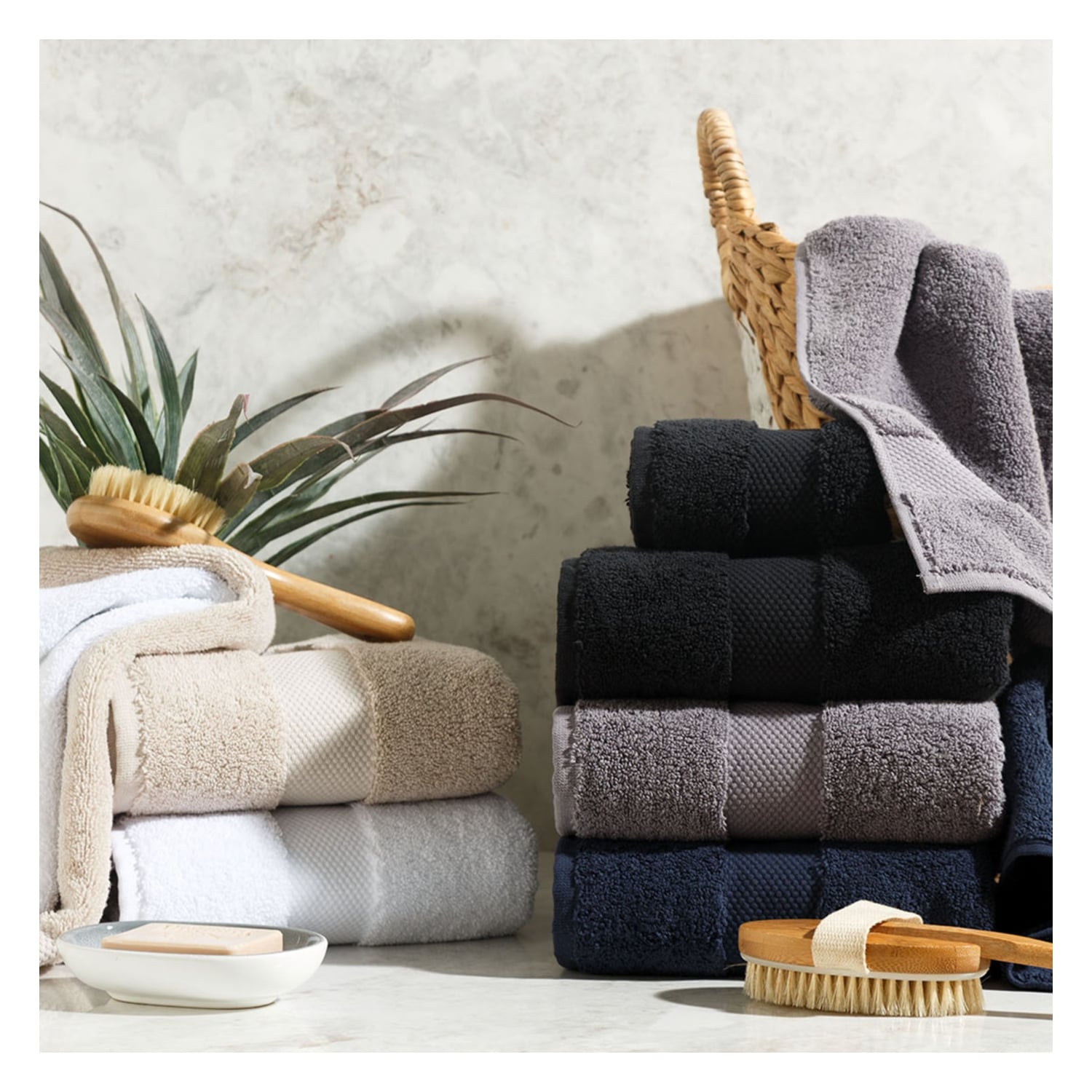 CLASSY ANTRASİT  HAVLU 50X90 CM