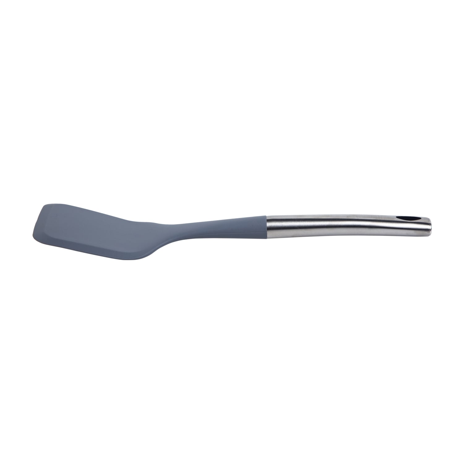 METAL SAPLI  SİLİKON SPATULA GRİ